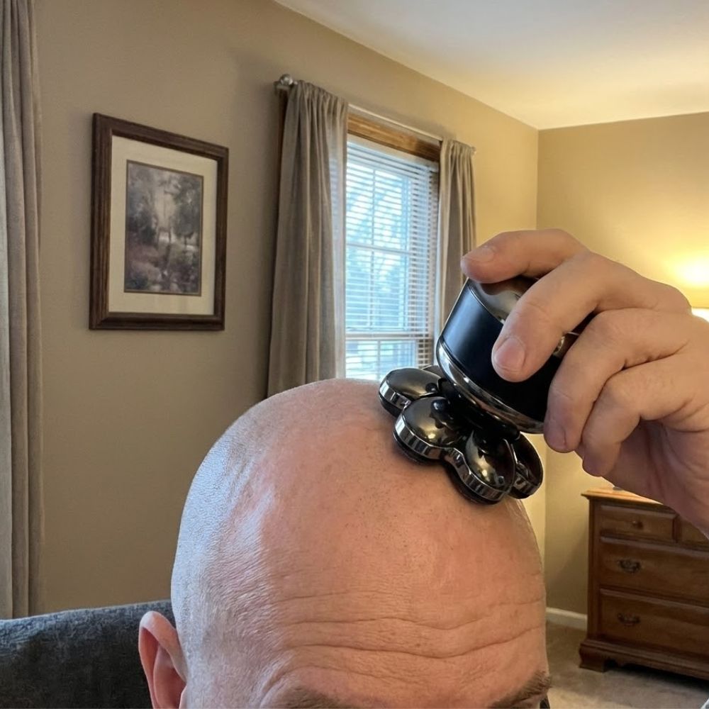 Exoshave 7D: The Ultimate Magnetic Head Shaver for a Smooth, Zero-Gap Shave