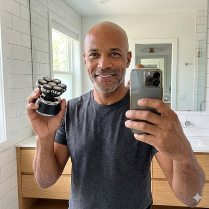 Exoshave 7D: The Ultimate Magnetic Head Shaver for a Smooth, Zero-Gap Shave